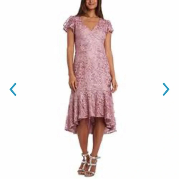 R & M Richards Dresses & Skirts - NWT!! R & M Richards Soutache Flounce Midi dress 8